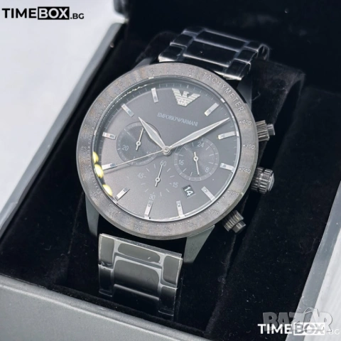 Emporio Armani AR11242 Mario Chronograph, снимка 2 - Мъжки - 47393358