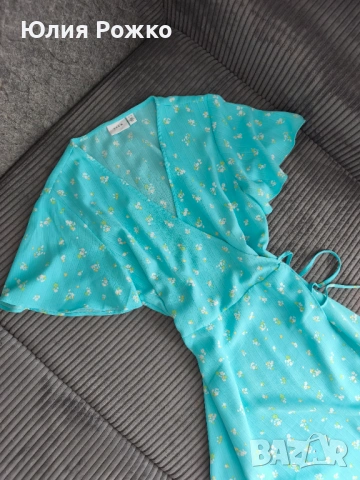 Рокля с прехлупване, снимка 5 - Рокли - 54341909