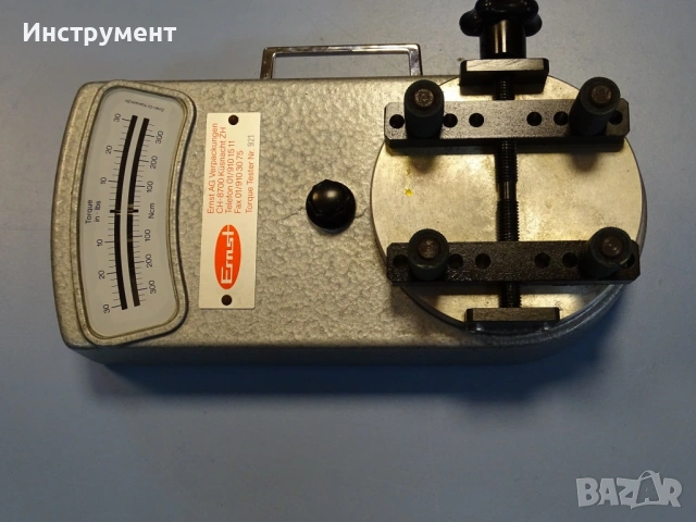 Силомер Ernst Torque tester №921/№911 300-0-300Ncm/50-0-50Ncm, снимка 7 - Други инструменти - 54855099