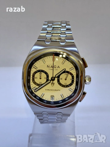 Naga Time Bi-Compax Granturismo Chronograph"DAKAR", снимка 3 - Мъжки - 54045299