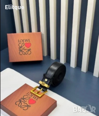 Колани loewe от естествена кожа в кутия на марката , снимка 7 - Колани - 54381807