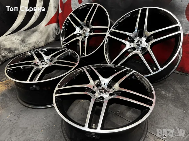 Оригинални алуминиеви джанти АМГ (AMG) за Мерцедес (Mercedes), Спорт пакет, 20 цола, 5x112, снимка 3 - Гуми и джанти - 55330654
