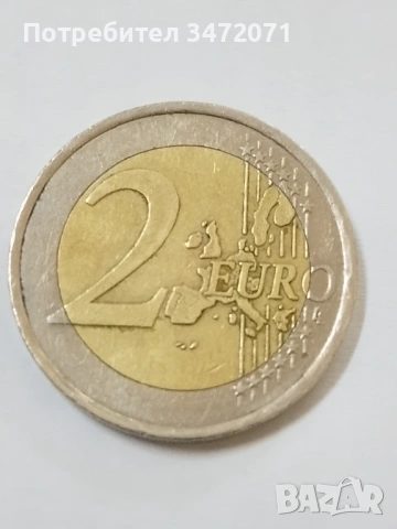Евро монета с дефект