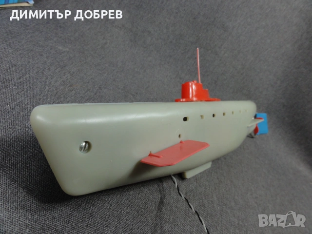 СТАРА РЕТРО СОЦ ЕЛЕКТРОМЕХАНИЧНА ИГРАЧКА ПОДВОДНИЦА, снимка 11 - Колекции - 54602041