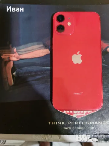 iphone 12 mini Red, снимка 2 - Apple iPhone - 55507356