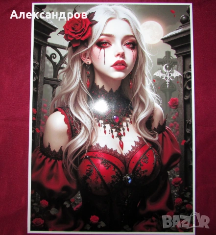 Готик рок плакати А4 anime gothic подходящи за подарък