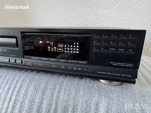 SONY CDP-M48 CD ПЛЕЪР, снимка 5 - Аудиосистеми - 55530352