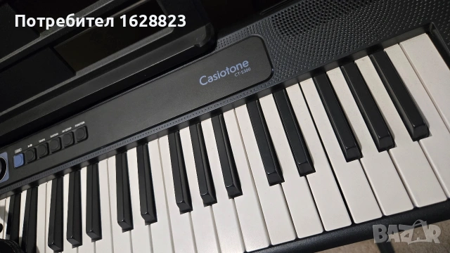 Синтезатор Casio CT-S300+Педал ALESIS ASP-2+Слушалки SONY MDR-V55/ПОДАРЪК/