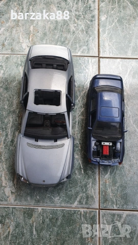 Mercedes Benz 1:18 и Ford Sierra 1:25