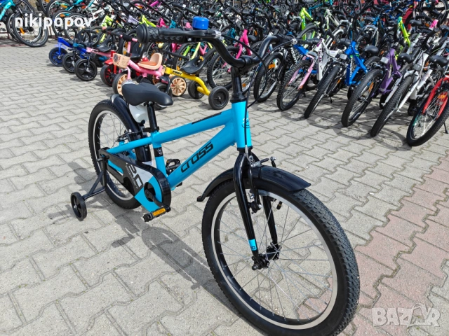 CROSS Алуминиев велосипед 20" ROCKET син, снимка 5 - Велосипеди - 53980839
