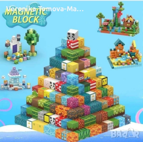 Магнитни конструктори майнкрафт 