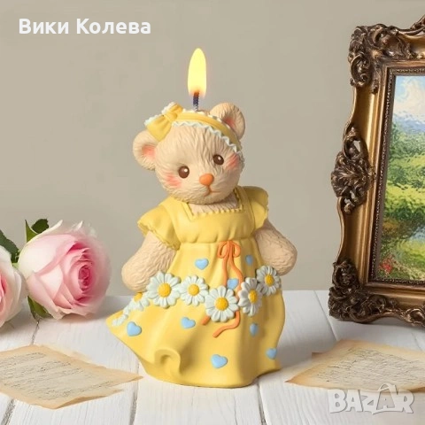 Силиконови Молдове  и Сапуни – Кон и Мече, снимка 4 - Форми - 54618234