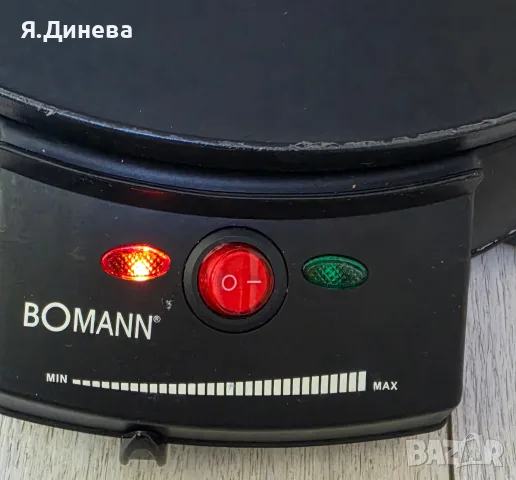 Уред за палатки Bomann 900w, снимка 3 - Гофретници - 55466325