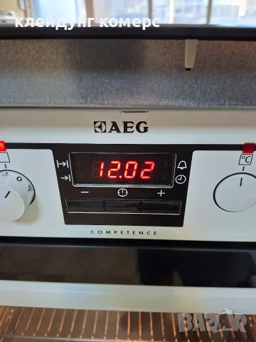 Фурна за вграждане с керамичен плот AEG COMPETENCE MAXI 74л. , снимка 4 - Печки, фурни - 55400251