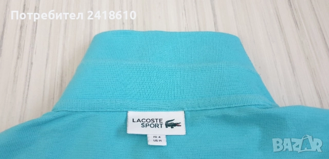Lacoste Sport Pique Cotton Mens Size 4 - M  ОРИГИНАЛ! Мъжка Тениска!, снимка 2 - Тениски - 55403393