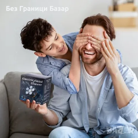 Нова Електрическа самобръсначка за глава мъже 6D IPX7 USB LED 180 минути, снимка 6 - Електрически самобръсначки - 55303732