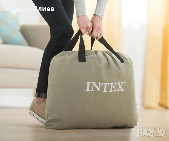 Надуваем матрак легло Prime Comfort Elevated 152х203х51см, снимка 10 - Матраци - 55099161