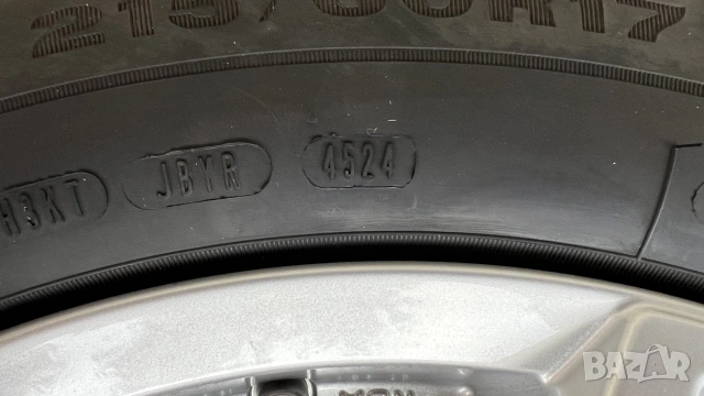 Джанти DEZENT 17 5x114.3 + Гуми 215/60 - ПЕРФЕКТНИ !!!, снимка 13 - Гуми и джанти - 55252645