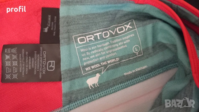 Ortovox merino L спортно бюстие/сутиен, снимка 8 - Спортни екипи - 54966508