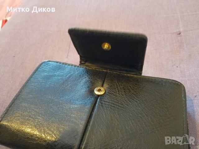 Kenneth Cole Reaction. Марков портфейл естествена кожа унисекс 150 х 95 мм, снимка 4 - Портфейли, портмонета - 54957565