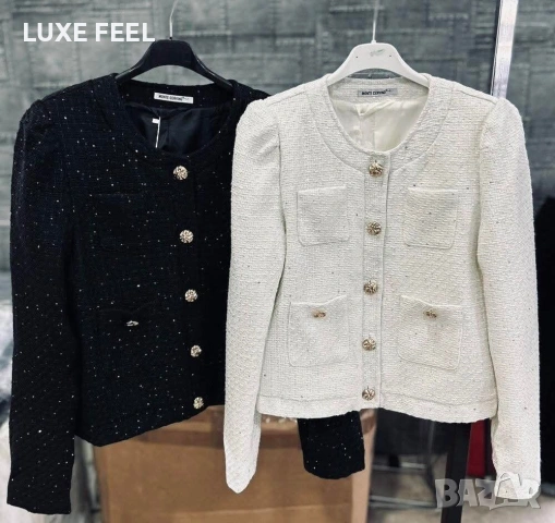 Букле 🤍Бяло Сако 