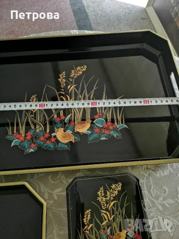 Комплект подноси и чиниики. , снимка 9 - Колекции - 54236238