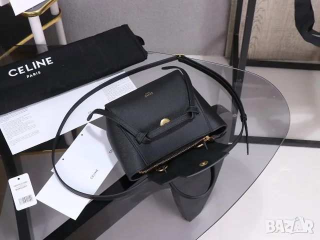 Celine Nano Belt Bag – Black, снимка 5 - Чанти - 55417236