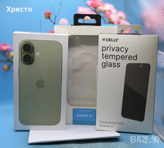 НОВ!!! Apple iPhone 17, 256GB, 5G, Sage + подарък аксесоари, снимка 2 - Apple iPhone - 55642004