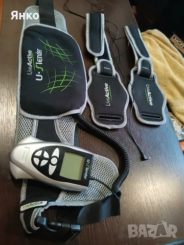 миостимулатор / оформящ колан LiveActive U-Slender, снимка 2 - Други спортове - 55604902