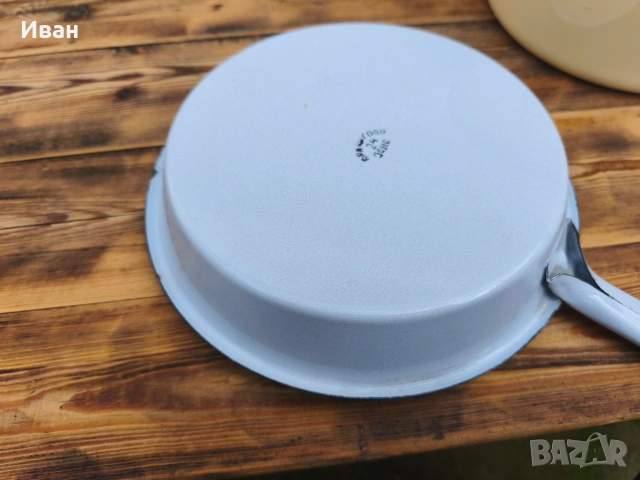 соц емайлиран тиган, снимка 7 - Съдове за готвене - 54117642