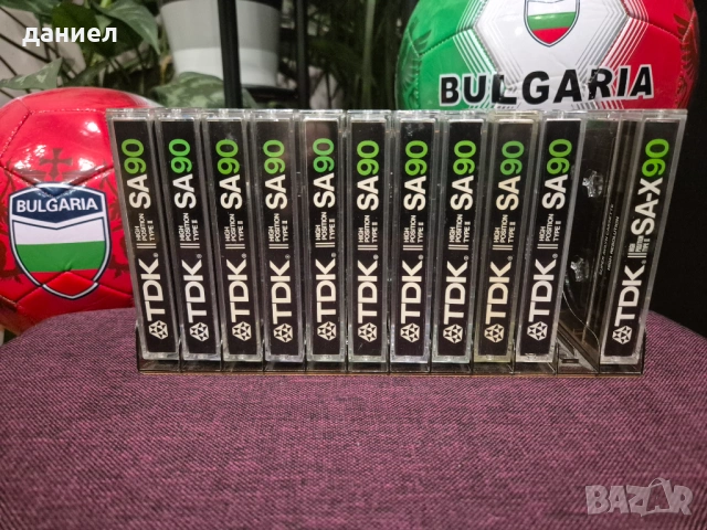 Качествени аудио касети TDK SA90 - TYPE II - хромна лента с хубаво диско от 80-те + подарък