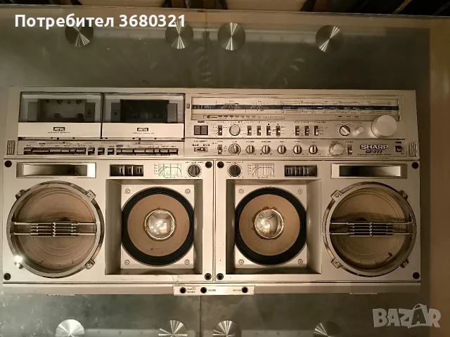 Sharp GF 777 Z Boombox касетофон, снимка 6 - Радиокасетофони, транзистори - 55355097