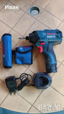 Гайковерт Bosch 12V, 2Ah + падаръци, снимка 3 - Винтоверти - 55229052