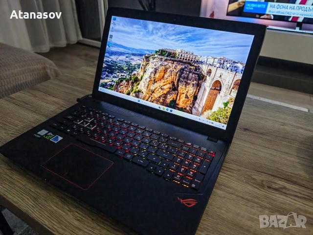 Asus Rog Strix GL553/ i7 / 16gb ddr4/ SSD/Hdd 512/1tb. GTX 1050ti., снимка 11 - Лаптопи за игри - 54683506