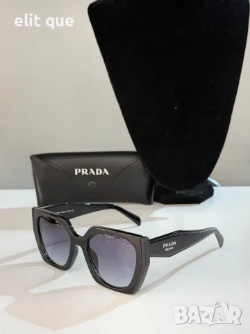 Очила + висок клас калъф + на марката кутия + сертификат + кърпичка prada, снимка 4 - Слънчеви и диоптрични очила - 55343173