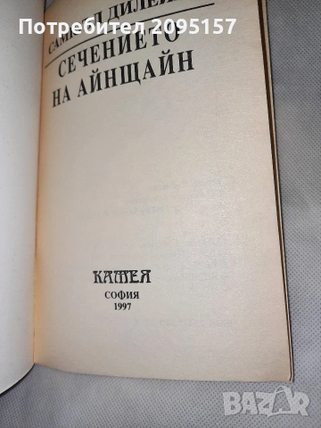 Сечението на Анщайн Самюъл Дилейни, снимка 4 - Художествена литература - 54037331