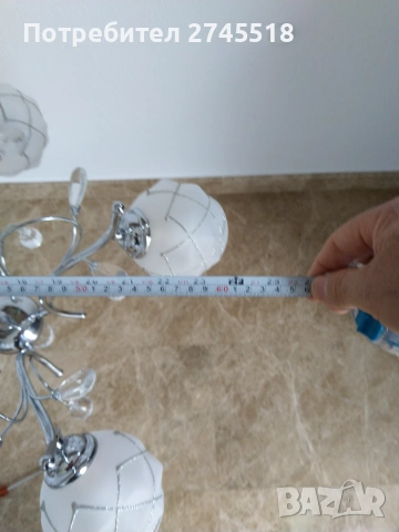 1БР Полилей с кристали+2БР Полилей  PVC, снимка 6 - Полилеи - 55145764