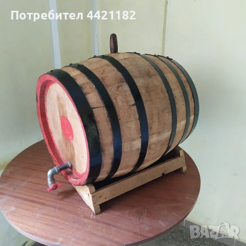 буре 65 литра-дъбово