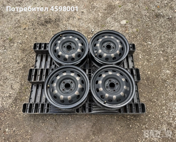 4бр.Оригинални джанти 15цола 4x100 за Toyota Yaris,Suzuki,Mazda,Kia,Hyundai