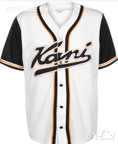 Мъжко джърси KARL KANI. Размер S, снимка 3 - Тениски - 54295630