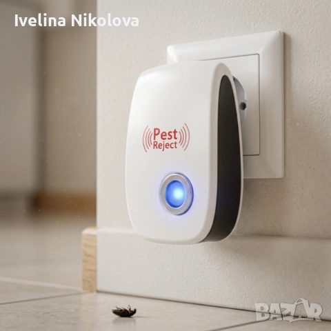 Ултразвуков репелент Pest Reject – Ефективна защита от гризачи и насекоми без химикали, снимка 3 - Други - 54450955