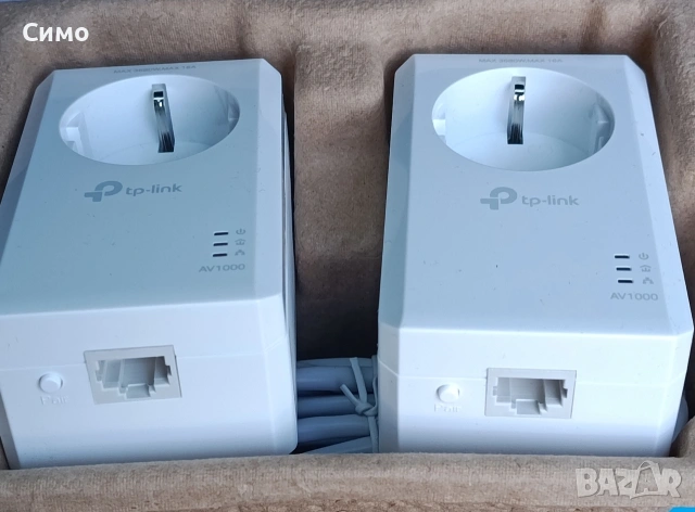 TP-Link AV1000 Gigabit Passthrough, снимка 2 - Мрежови адаптери - 54974559