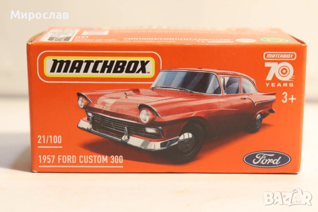 1:64?? МАТCHBOX FORD CUSTOM 300 КОЛИЧКА МОДЕЛ, снимка 2 - Колекции - 54596047