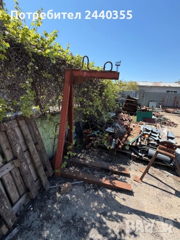 Палетна вилица за кран или мотокар 