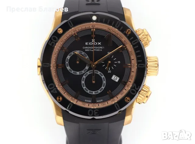 Часовник Edox Chronoffshore-1 Chronograph, снимка 2 - Луксозни - 55373975