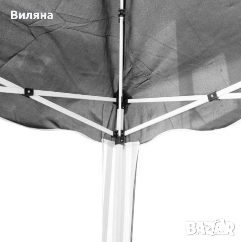 Шатра Muhler 300x300xH260cm – Стабилност и стил за открито удоволствие, снимка 5 - Градински мебели, декорация  - 54751277