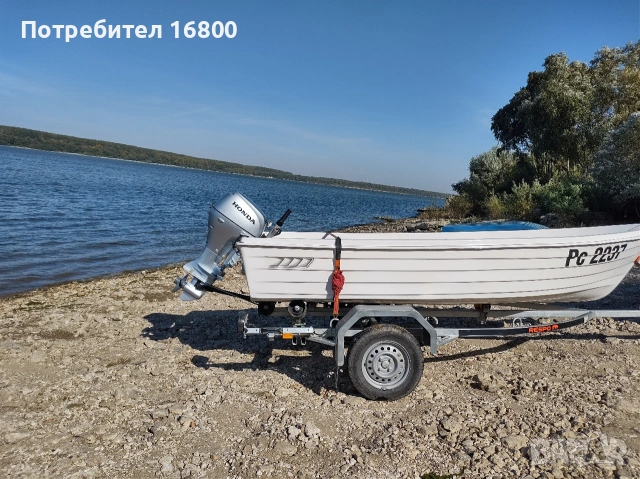 Лодка Fich boat 395-регистрирана, снимка 3 - Воден транспорт - 54069904