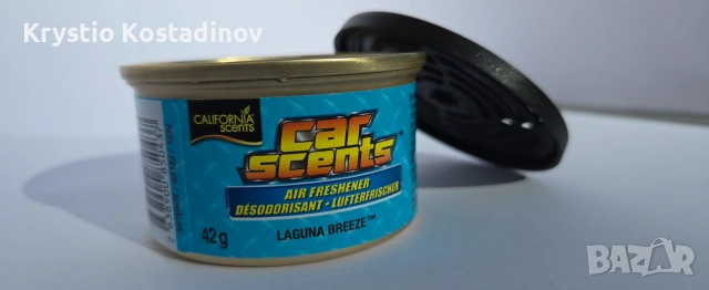 Премиум автомобилни ароматизатори California Scents (Car Scents) – 42g, снимка 5 - Аксесоари и консумативи - 55238941