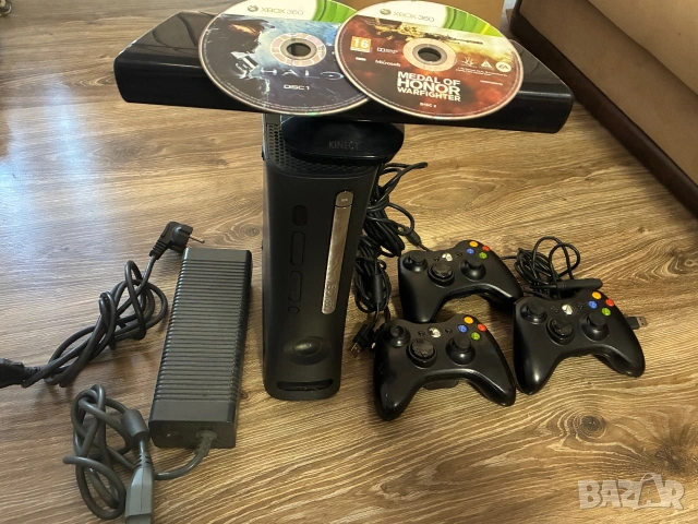 Xbox 360 Elite Black 120GB + Kinect