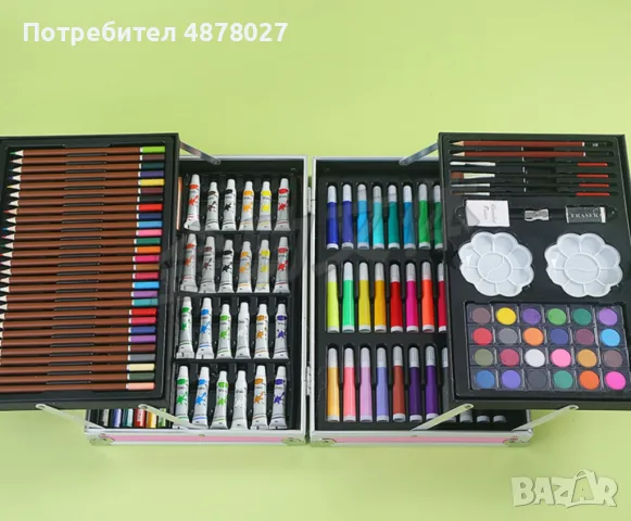 Творчески комплект за рисуване с изключително разнообразие от цветове, снимка 5 - Рисуване и оцветяване - 55392409